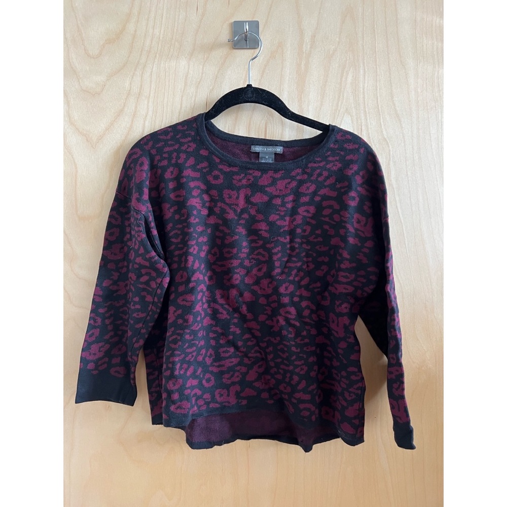 Chelsea & Theodore animal print sweater